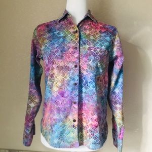 Pete Huntington Handcrafted Geometric Top - XS